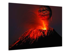 Obraz vulkánu
