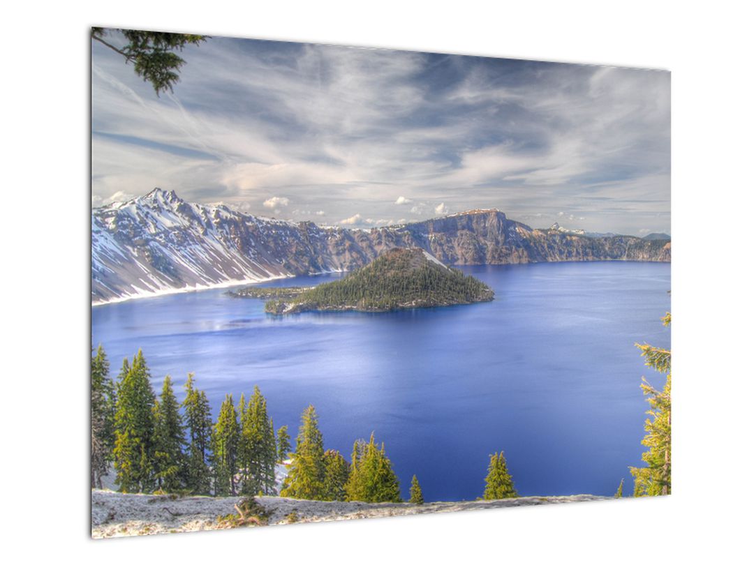 Obraz horského jezera (V020644V7050)