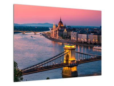 Obraz - Panorama miasta, Budapeszt, Węgry