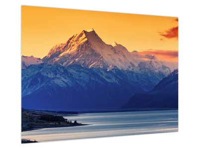 Bild auf Leinwand - Pukaki-See