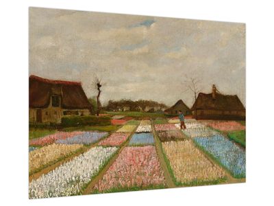 Schilderij - Vincent van Gogh, Bloembedden in Holland, reproducties