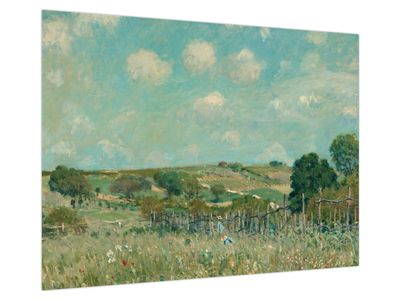 Bild auf Leinwand - Alfred Sisley,  Meadow, Reproduktionen