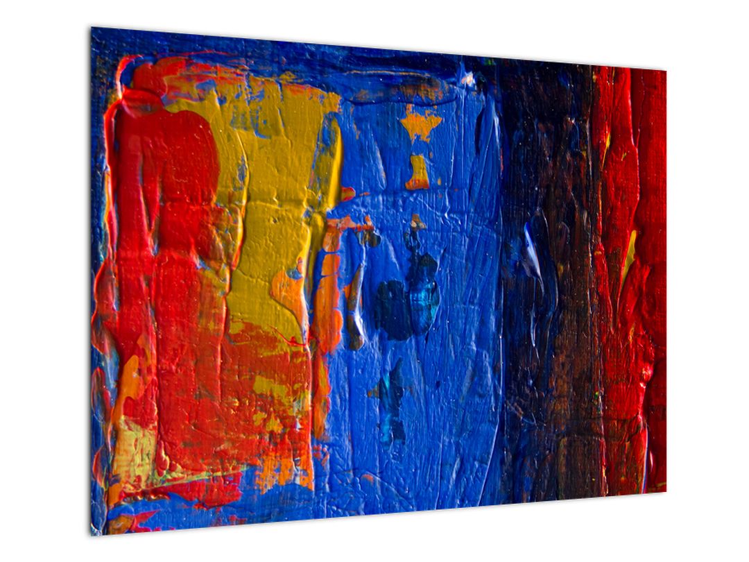 Skleněný obraz malířských barev (V020046V7050GD)
