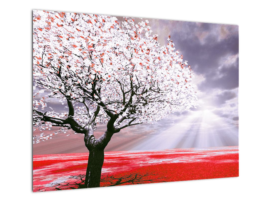 Červený obraz stromu (V020052V7050GD)