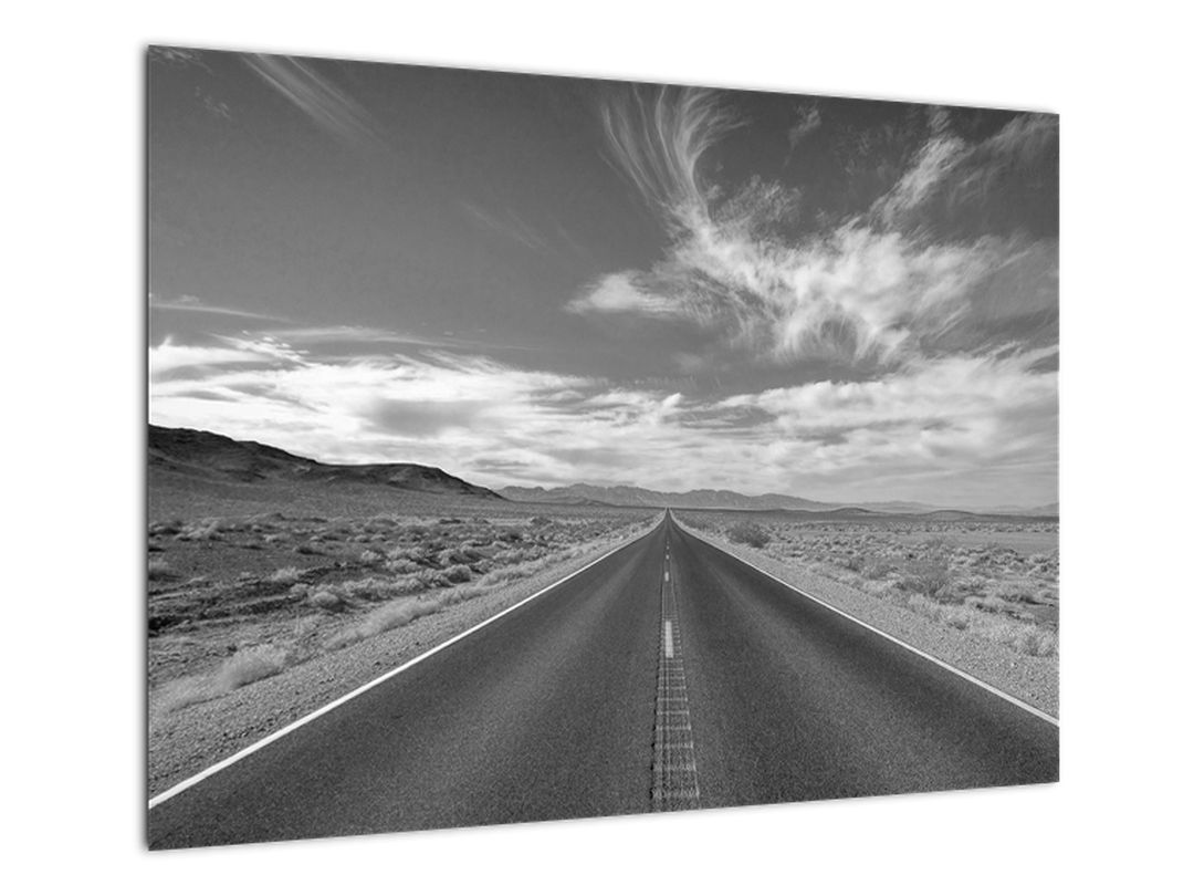 Skleněný obraz silnice (V020116V7050GD)
