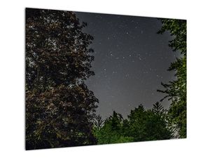 Steklena slika nočnega neba