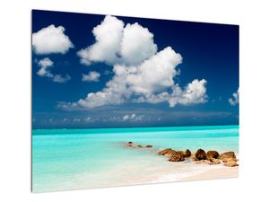 Skleněný obraz - Tropická pláž