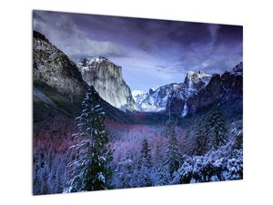 Sklenený obraz - Yosemite, USA