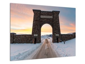 Skleněný obraz brány, Yellowstone