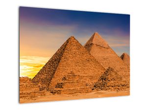 Tablou pe sticlă - Piremidele din Egipt
