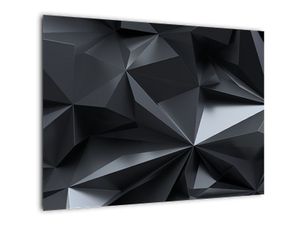 Tablou pe sticlă - Abstracție geometrică