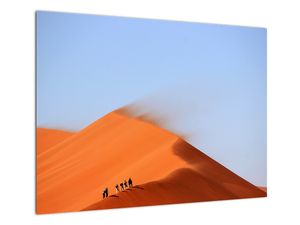 Skleněný obraz písečné pouště