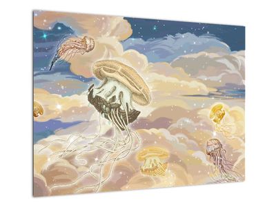Staklena slika - Nebeška meduza