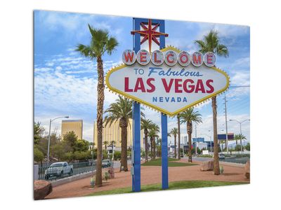 Glasbild - Las Vegas