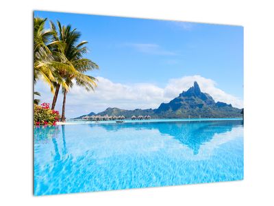 Steklena slika - Bora-Bora, Francozka Polinezija
