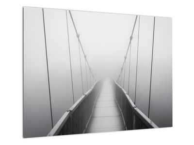Sklenený obraz - Most do neznáma