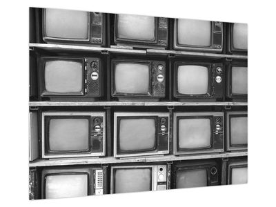 Glasbild - Retro-TV