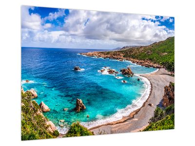 Tablou pe sticlă - Sardinia