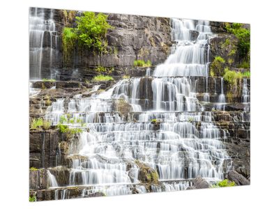 Glasbild - Wasserfall