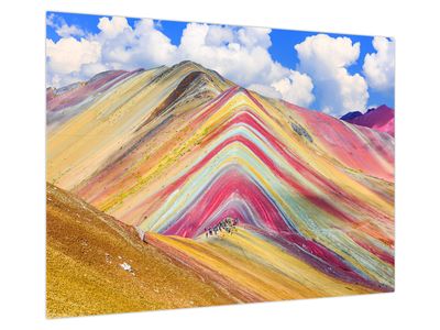 Obraz na szkle - Rainbow Mountain, Peru