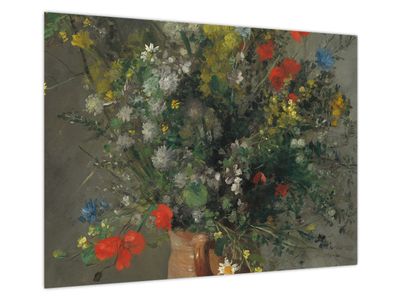 Obraz na szkle - Auguste Renoir,  Flowers in a Vase, reprodukcje