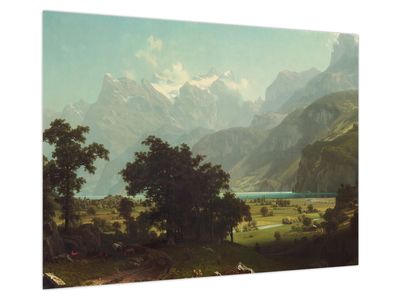 Obraz na szkle - Albert Bierstadt, Lake Lucerne, reprodukcje