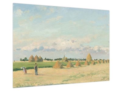 Obraz na szkle - Camille Pissarro, Landscape, Ile de France, reprodukcje