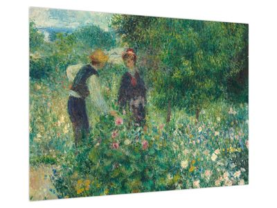 Obraz na szkle - Auguste Renoir, Picking Flowers, reprodukcje