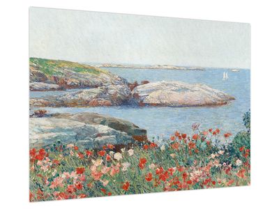 Obraz na szkle - Childe Hassam, Poppies,  Isles of Shoals, reprodukcje