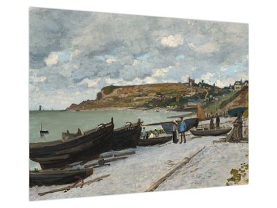 Obraz na szkle - Claude Monet, Sainte Adresse, reprodukcje