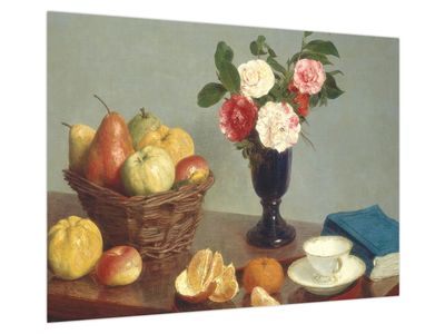 Obraz na szkle - Henri Fantin-Latour, Still  Life, reprodukcje