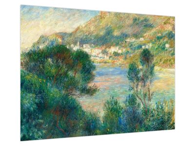 Skleněný obraz - Auguste Renoir, View of Monte Carlo from Cap Martin, reprodukce