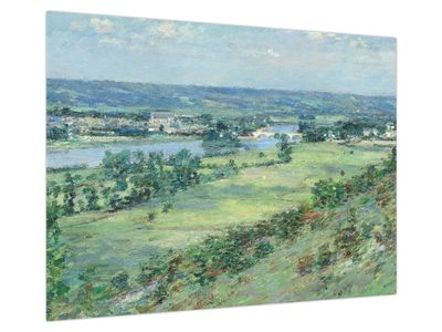 Skleněný obraz - Theodore Robinson, The Valley of the Seine, From the Hills of Giverny, reprodukce