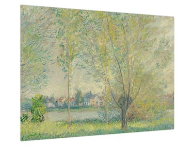 Obraz na szkle - Claude Monet, The Willows, reprodukcje