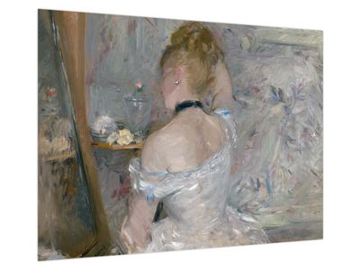 Obraz na szkle - Berthe Morisot, Woman at Her Toilette, reprodukcje