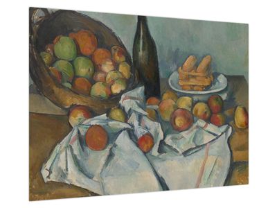 Obraz na szkle - Paul Cezanne, The Basket of Apples, reprodukcje