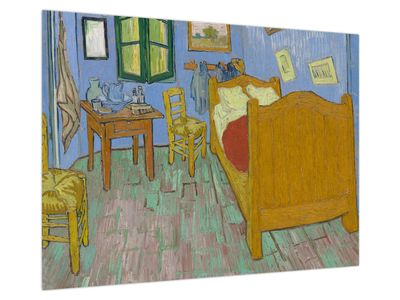 Obraz na szkle - Vincent van Gogh, The Bedroom, reprodukcje