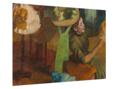 Obraz na szkle - Edgar Degas, The Millinery Shop, reprodukcje