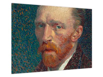 Obraz na szkle -  Vincent van Gogh, Self-Portrait, reprodukcje