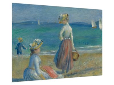 Obraz na szkle - Auguste Renoir, Figures on the Beach, reprodukcje