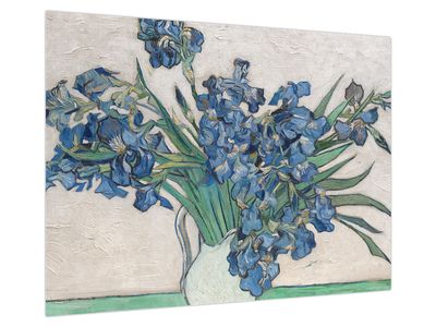 Obraz na szkle - Vincent van Gogh, Irises, reprodukcje