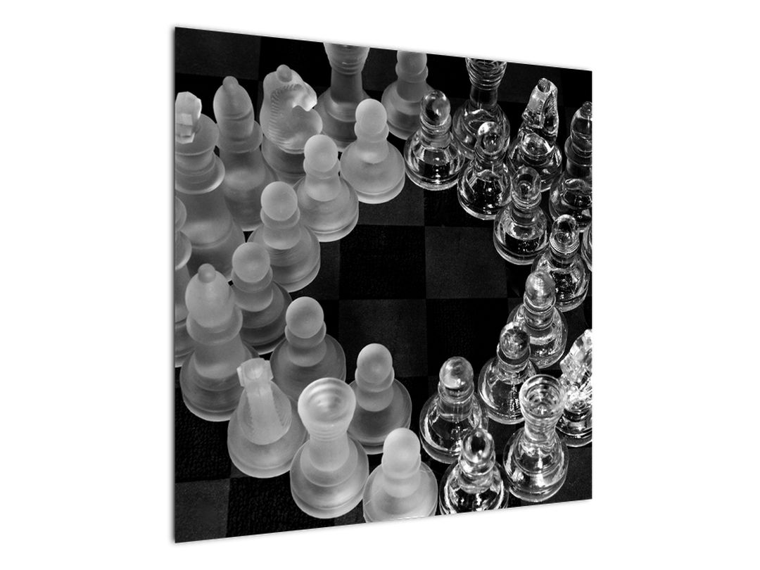 Obraz - černobílé šachy (V020598V7070)