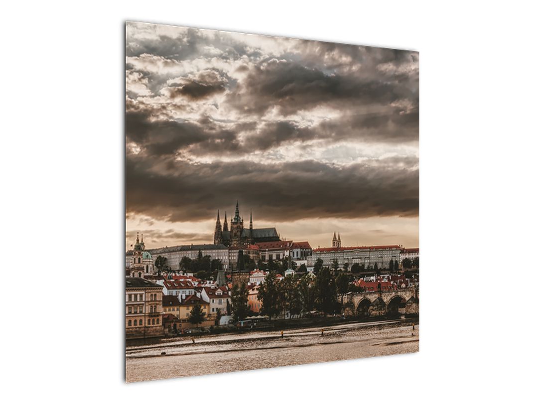 Obraz Pražského hradu v šeru (V020608V7070)