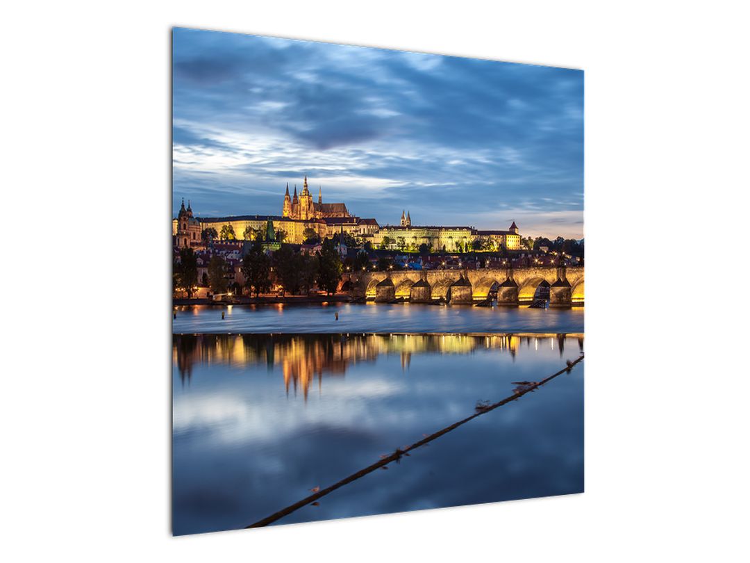 Obraz Pražského hradu a Karlova mostu (V020970V7070)