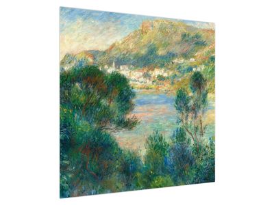 Obraz - Auguste Renoir, View of Monte Carlo from Cap Martin, reprodukce