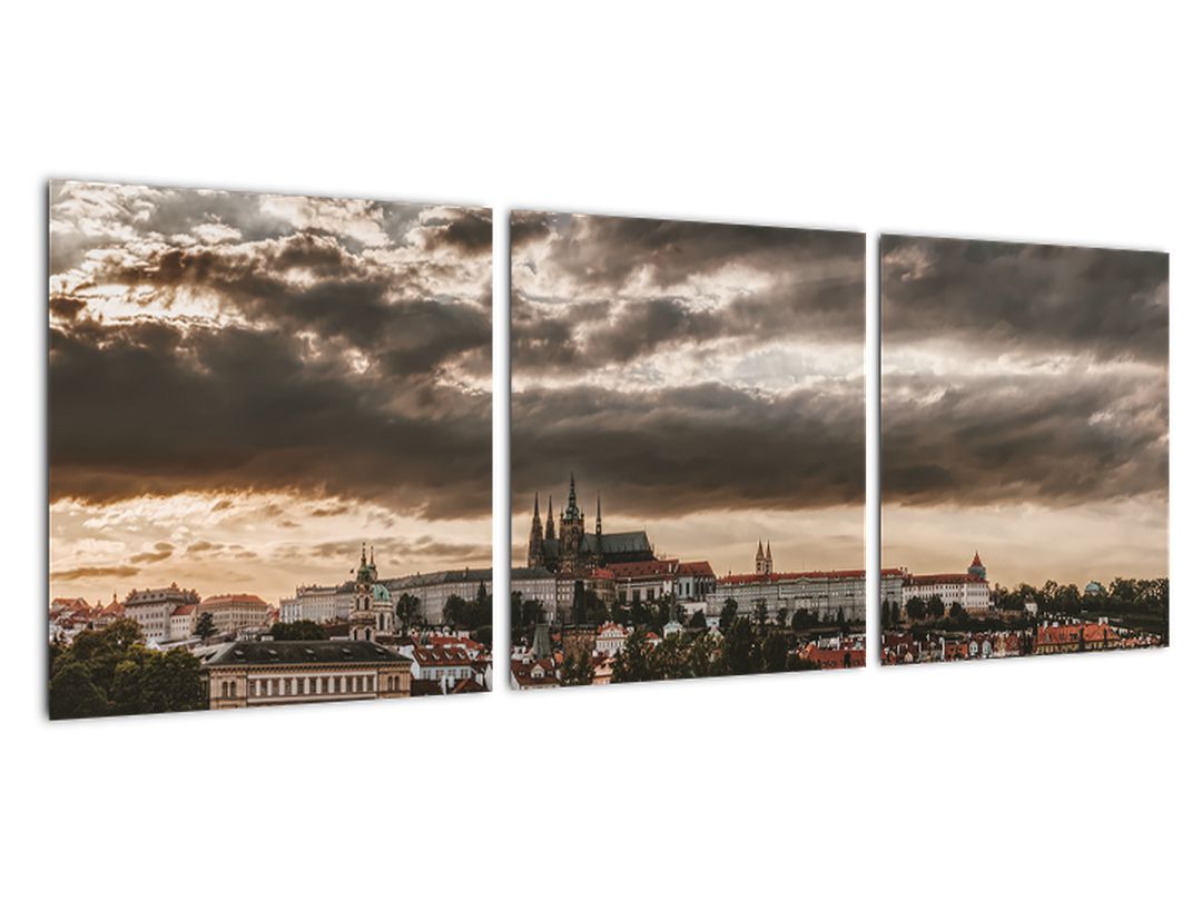 Obraz Pražského hradu v šeru (V020608V9030)