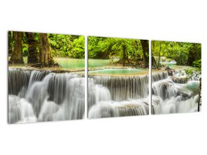 Schilderij - Watervallen