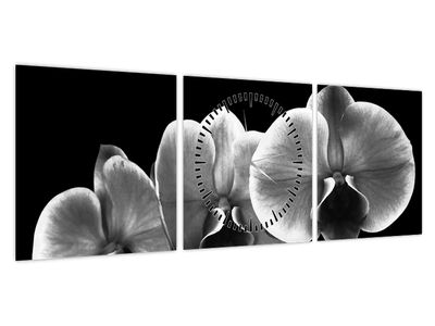 Tablou floare de orhidee (cu ceas) (V022015V9030C)