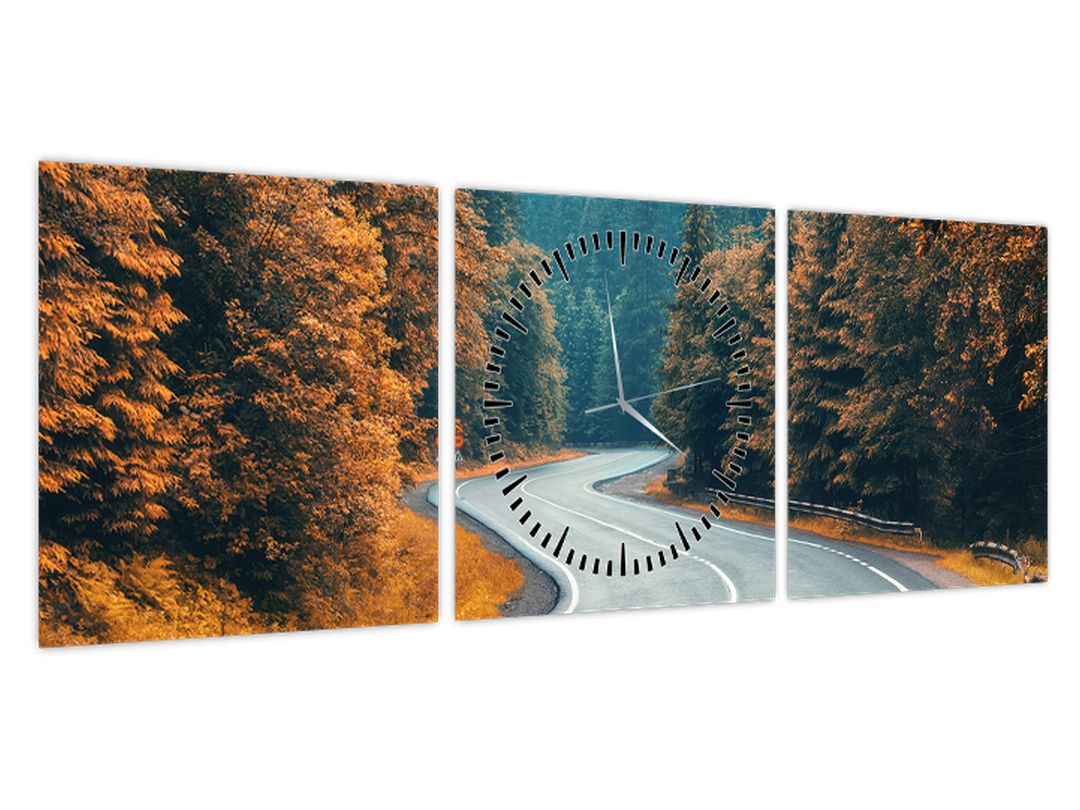 Obraz - Klikatící se silnice (s hodinami) (V022279V9030C)