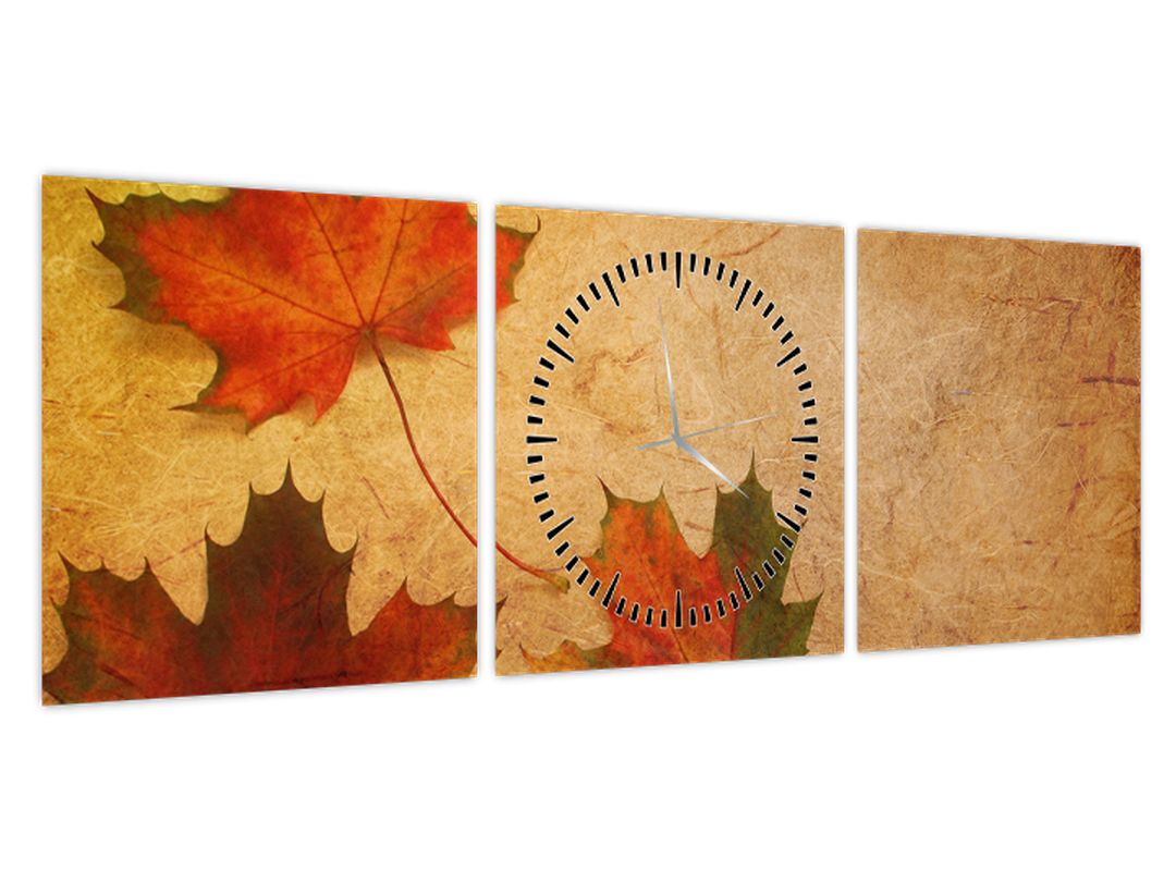 Obraz s podzimním motivem (s hodinami) (V022738V9030C)